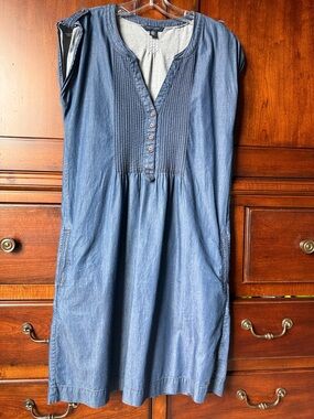 Tommy Hilfiger Light Blue Denim Tunic Shirt Dress 6